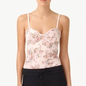 Aritzia / Talula Floral Bustier Camisole